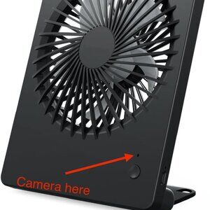 Spy Nanny Camera 4k AND 1080p Resolution in Desk Fan